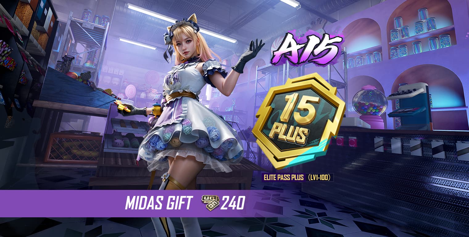 A15 Elite Pass (Lv1 - 100) + Bonus 240 UC