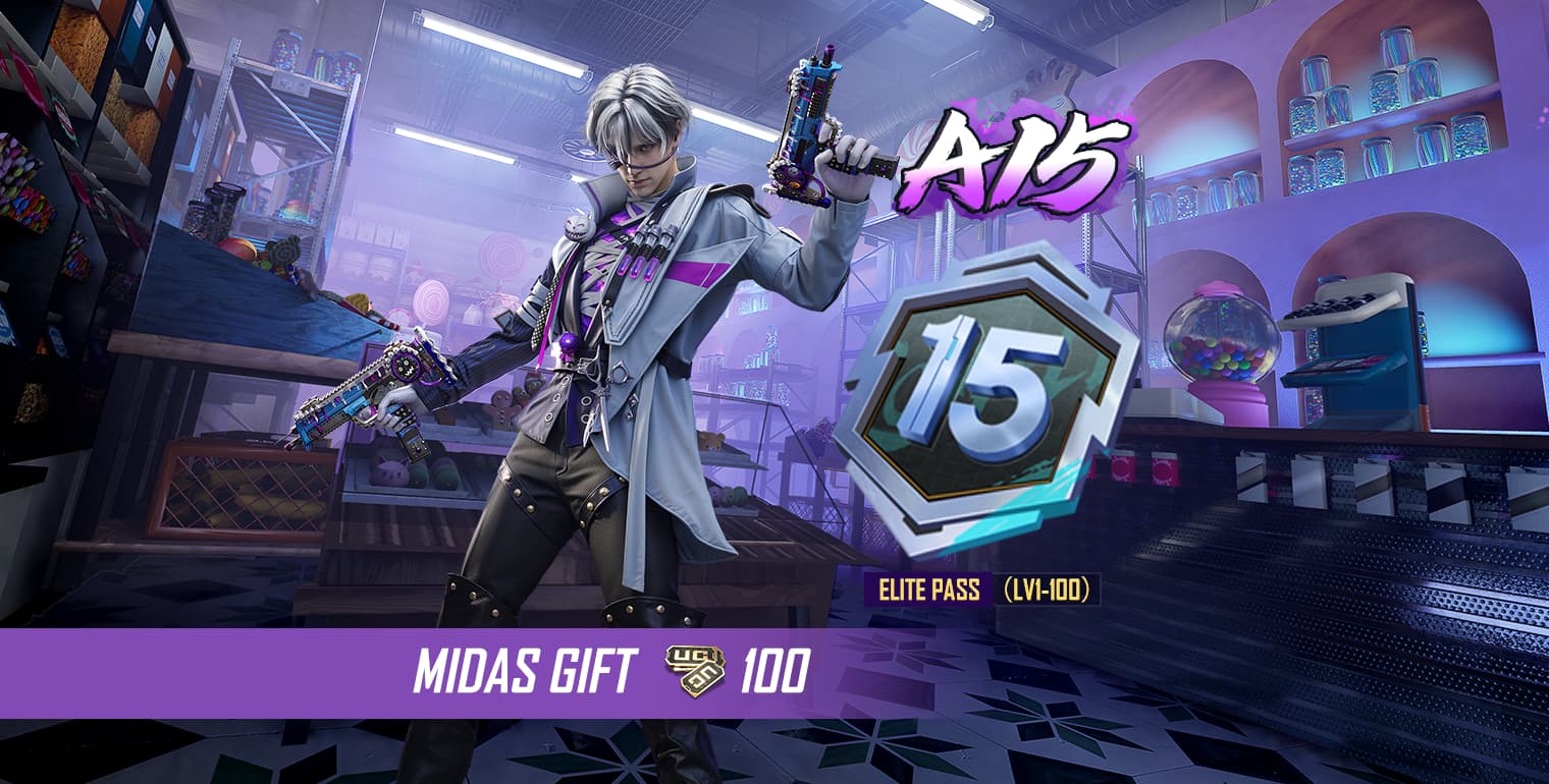 A15 Elite Pass (Lv1 - 100) + Bonus 100 UC